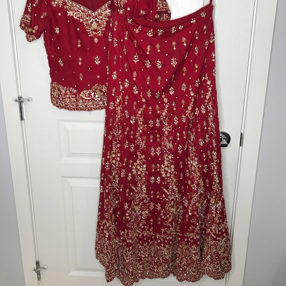 Bridal Indian Lengha - Picture 3 of 5